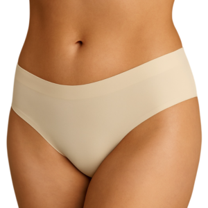 Kit 5 Calcinhas Sem Costura Lateral Larga Forrada