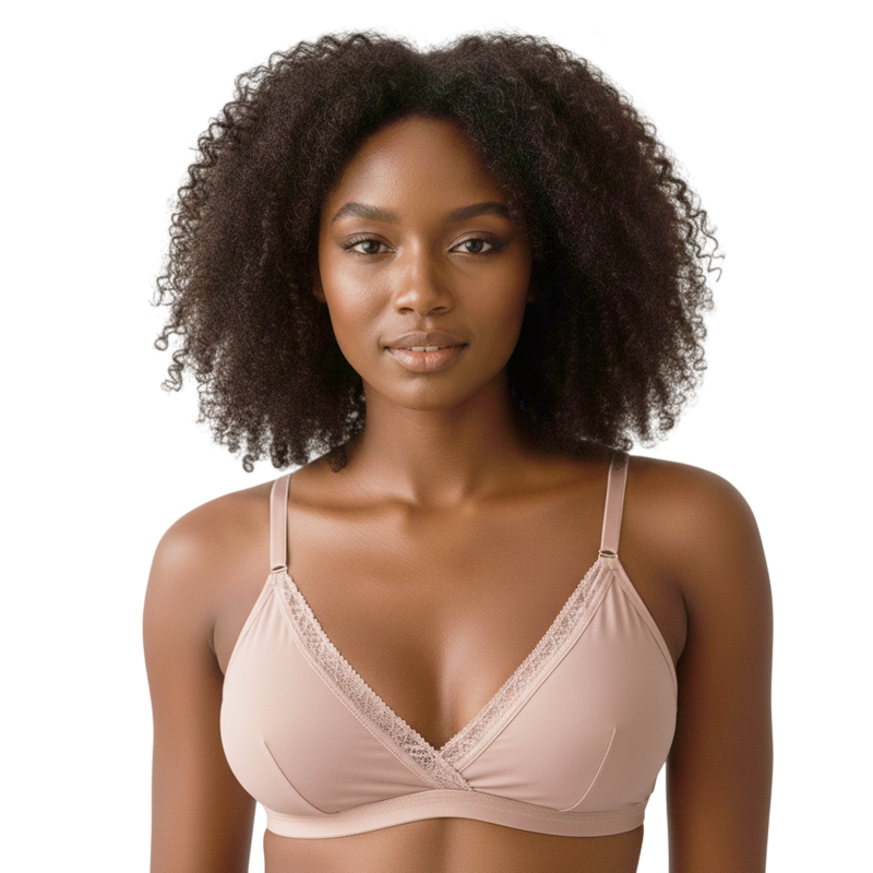 Sutiã Bojo Removível Decote V Alça Ajustável