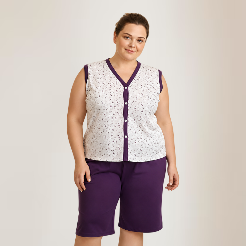PIJAMA PLUS SIZE ROSANA - Imagem 7