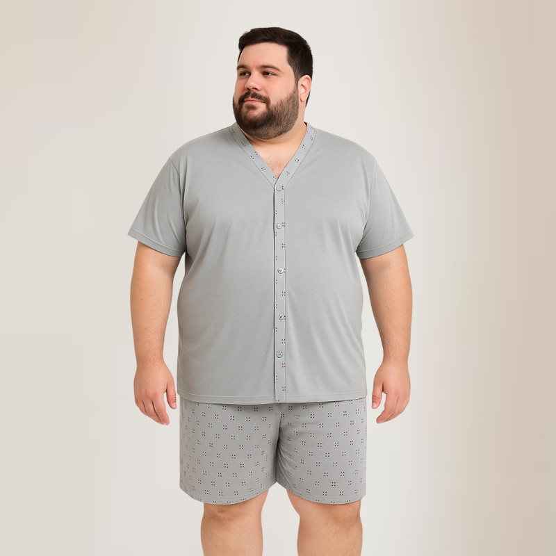 PIJAMA PLUS SIZE VICENTE - Imagem 7