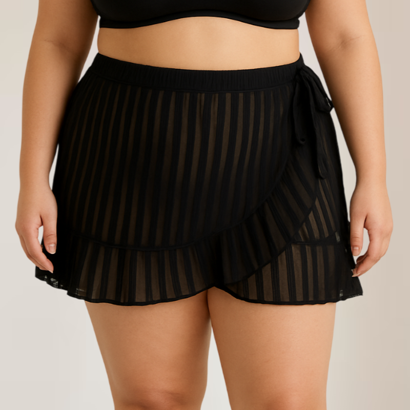 SAÍDA DE PRAIA PLUS SIZE DE AMARRAR - Imagem 2