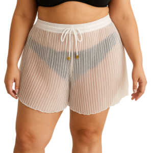 SAÍDA DE PRAIA SHORTS PLUS SIZE