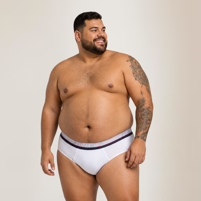 KIT 3 CUECAS SLIP PLUS SIZE - Imagem 3