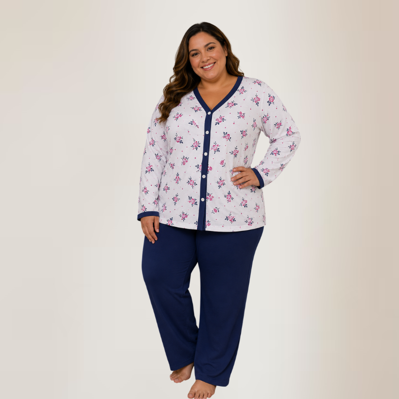 PIJAMA PLUS SIZE LONGO
