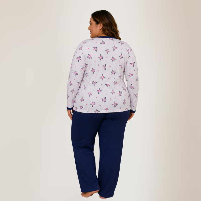 PIJAMA PLUS SIZE LONGO - Imagem 2