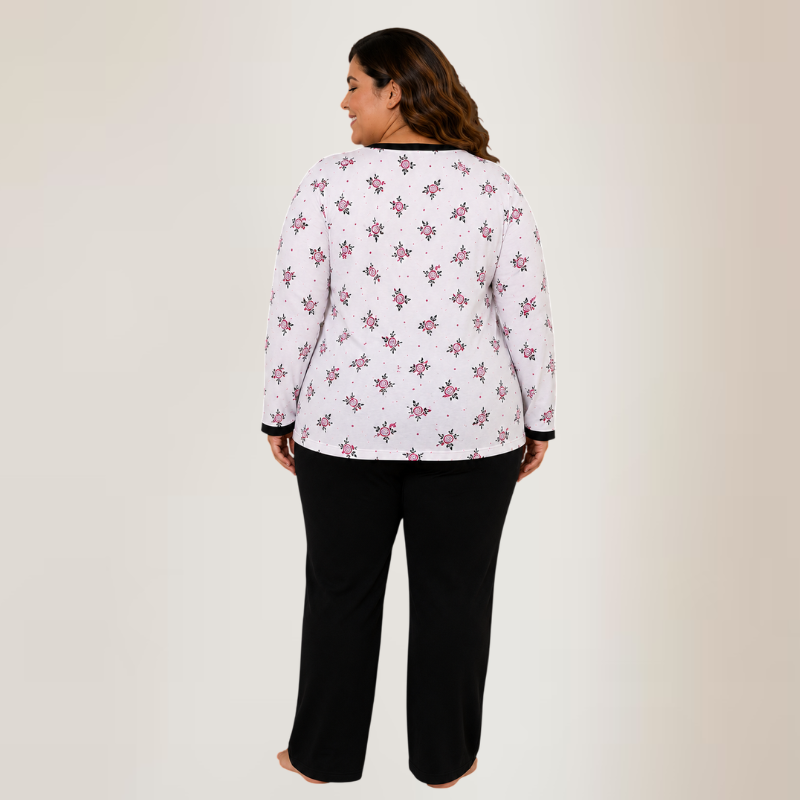 PIJAMA PLUS SIZE LONGO - Imagem 4